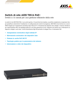 Switch di rete AXIS T8516 PoE+