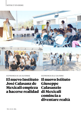 El nuevo Instituto José Calasanz de Mexicali empieza a hacerse