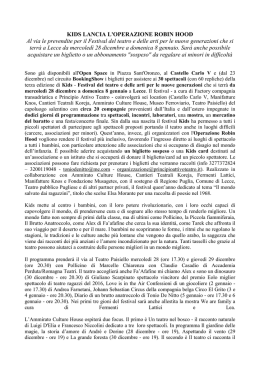 LECCE Operazione Robin Hood