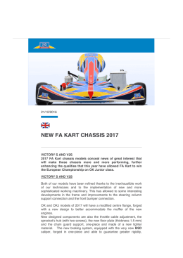 new fa kart chassis 2017