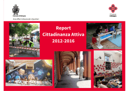 Report Cittadinanza Attiva 2012-2016