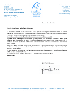 Leggi la lettera della Presidente Giovanna Salmistraro in PDF