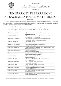 programma 2017 - Parrocchia San Giovanni Battista di Acitrezza