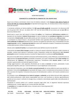 Preleva il comunicato unitario - Sito Ufficiale FILT CGIL Abruzzo