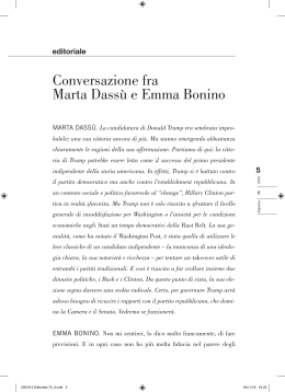 Conversazione fra Marta Dassù e Emma Bonino