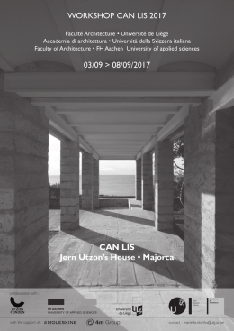 CAN LIS Jørn Utzon`s House • Majorca WORKSHOP CAN LIS 2017