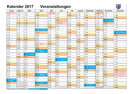 Kalender 2017 - MCK
