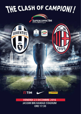 Match Program - Lega Serie A