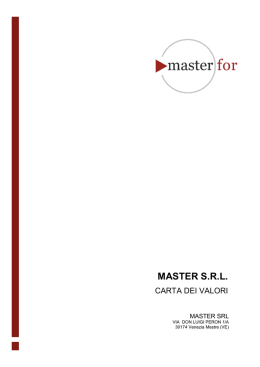 master srl - Master For