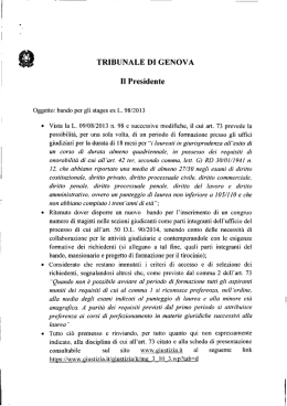 formato  - Tribunale di Genova
