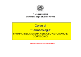 Corso di “Farmacologia” - Università degli Studi di Verona