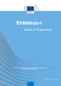 Erasmus+ Guida al Programma