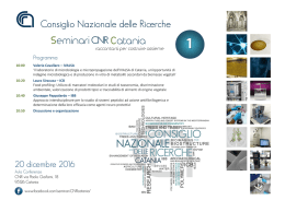 Locandina dell`evento - Seminari Cnr Catania .1.