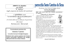 nuova lettera alle - Parrocchia di Santa Caterina da Siena