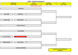 Playoff Campionato - Olimpia Po.Li.Ri.