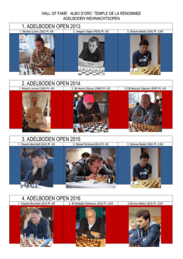 1. adelboden open 2013 2. adelboden open