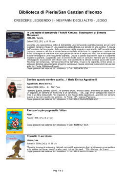 LEGGO &ndash; CreL 6 Nei panni degli altri