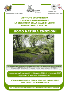 Manifesto mostra Uomo Natura Emozioni (1)