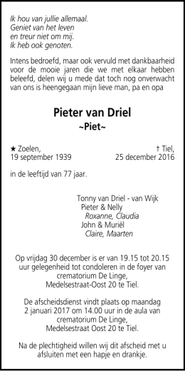 Pieter van Driel