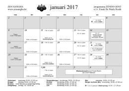 Klik hier voor de maandkalender van januari 2017
