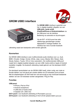 GROM USB3 interface