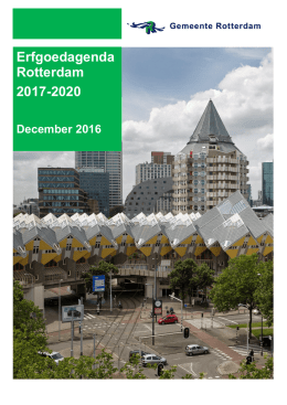 Erfgoedagenda Rotterdam 2017-2020