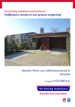 Meester Pieter van Vollenhovenstraat 8, Waarder Vraa