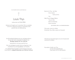 Louis Thys - Van Hove Begrafenissen