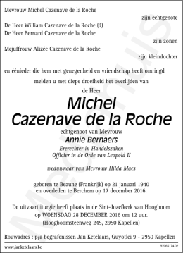 Michel Cazenave de la Roche