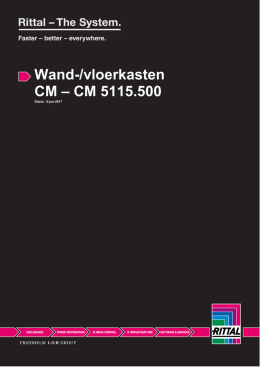 Wand-/vloerkasten CM – CM 5115.500