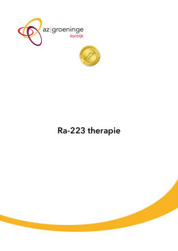 Ra-223 therapie