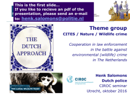 The Dutch Approach