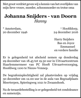 10999_Snijders-van Doorn (Hoofddorpse Courant).indd