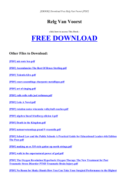 free relg van voorst pdf