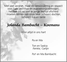 Jolanda Bambacht – Koemans