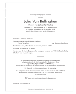 Van Bellinghen Julia-brief.qxd