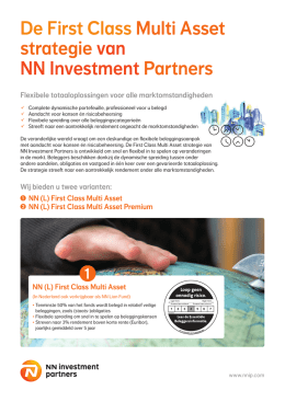 De First Class Multi Asset strategie van NN Investment Partners