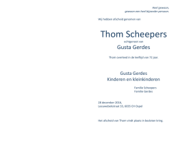 Thom Scheepers - Midden