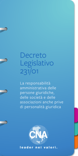 Decreto Legislativo 231/01