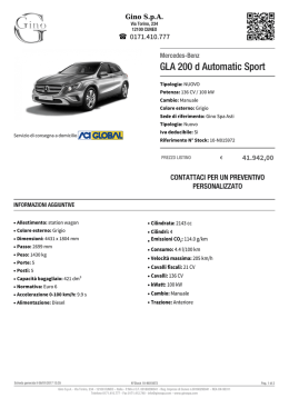 Mercedes-Benz GLA 200 d Automatic Sport - Stock ID