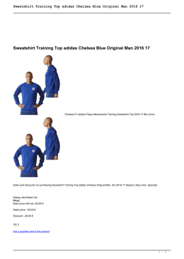 Sweatshirt Training Top adidas Chelsea Blue