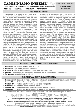 leggi - Parrocchia di Orsago