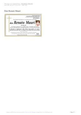 Don Renato Mauri