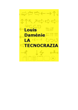 la tecnocrazia - Leo d`Alessandro