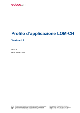 Profilo d`applicazione LOM-CH