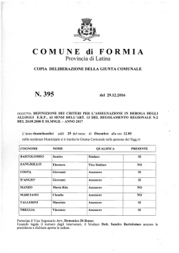 N. 395 - Comune di Formia