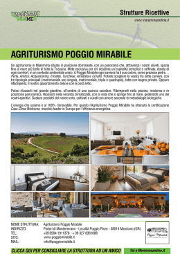 Strutture Ricettive AGRITURISMO POGGIO MIRABILE