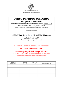 Scarica pdf informativo - AC Forlì