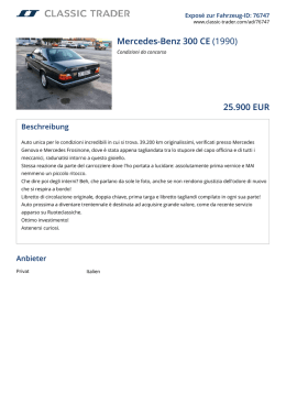 Mercedes-Benz 300 CE (1990) 25.900 EUR