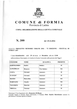N. 399 - Comune di Formia